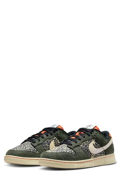 Nike Dunk Low Retro Se Rainbow Trout Casual Shoes In Green