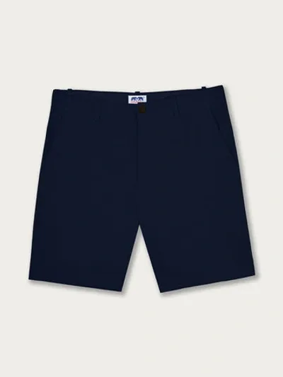 Love Brand & Co. Mens Navy Blue Harvey Cotton Short