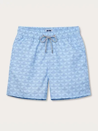 Love Brand & Co. Mens Elephant Dance Blue Staniel Swim Shorts