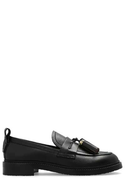 See By Chloé Skyie Leather Loafers In Black Leather