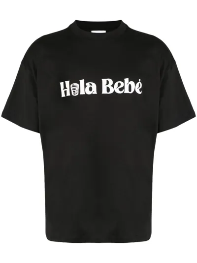 Blue Sky Inn Hola Bebe Tee In Black