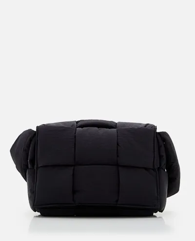 Bottega Veneta Intrecciato Bag Light Paper In Black