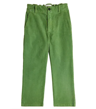 Morley Kids' Cotton Pants In Green