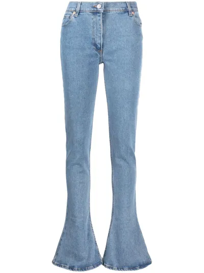 Magda Butrym Slim-fit Flared Jeans In Blue