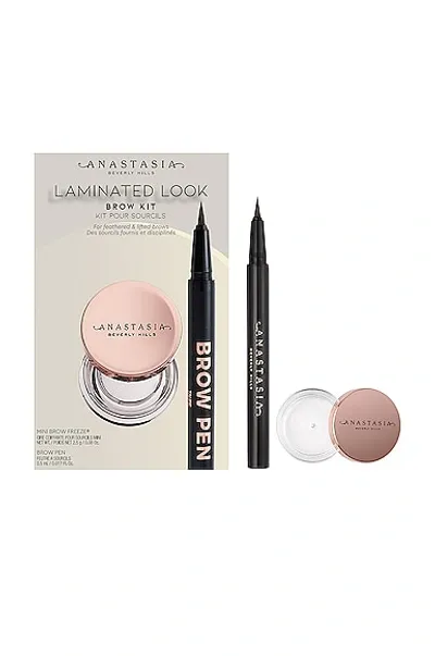 Anastasia Beverly Hills Laminated Brow Kit In Dark Brown