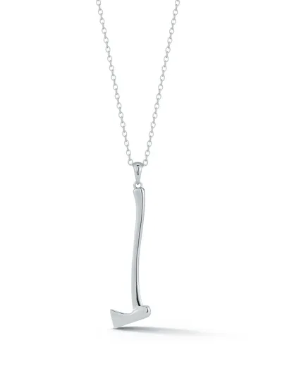 Mateo Axe Pendant Necklace In Silver