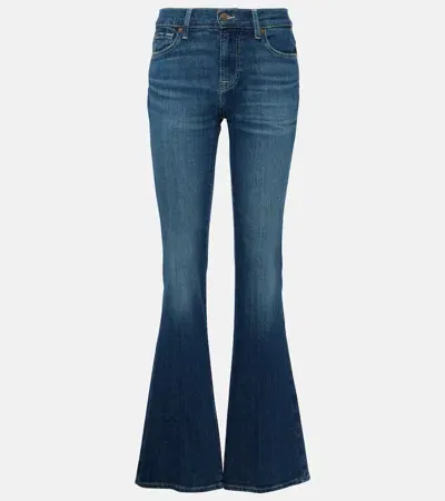 7 For All Mankind Bootcut Jeans In Blue