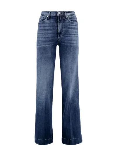 7 For All Mankind Modern Dojo Flared Jeans In Gray