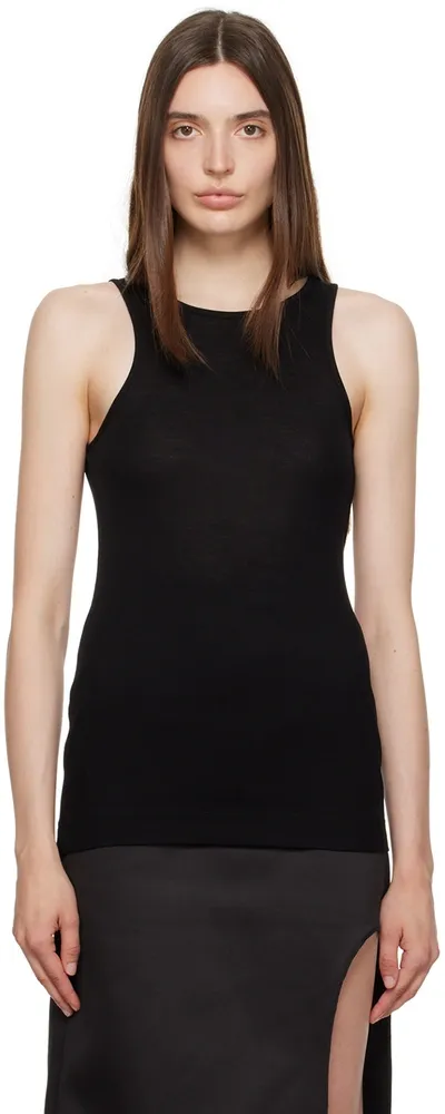 By Malene Birger Black Amieeh Tank Top In 050 Black