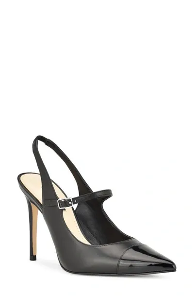 Nine West Finet Slingback Pointed Toe Pump In Black