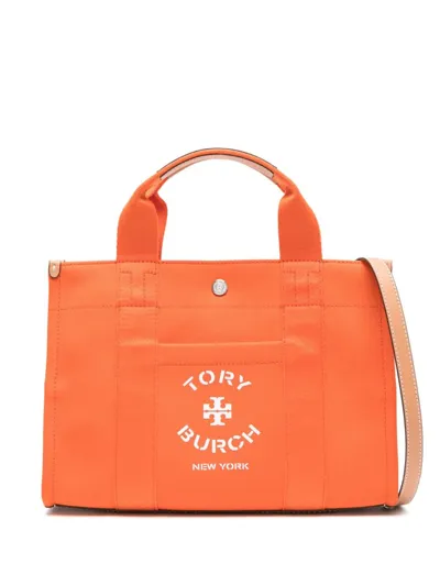 Tory Burch Small Tory Tote Bag In Orange