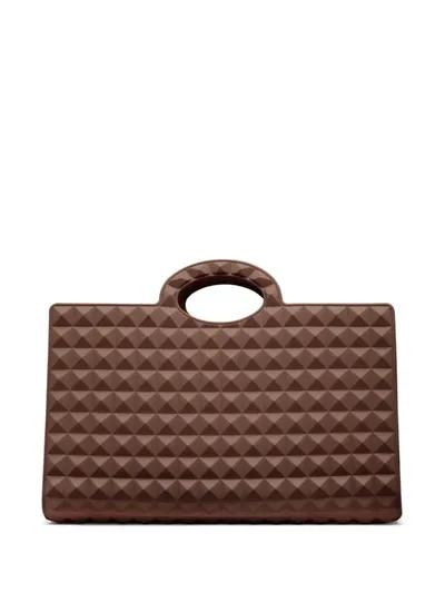 Valentino Garavani Le Troisieme Tote Bag In Brown