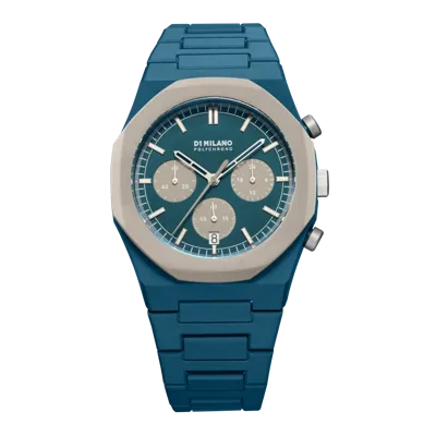 D1 Milano Watch Polychrono 40.5mm In Blue