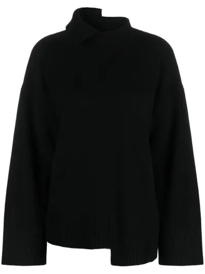 P.a.r.o.s.h Roll-neck Jumper In Black