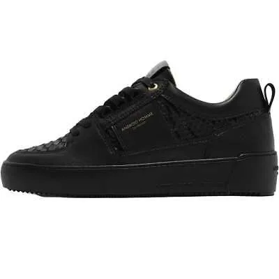 Pre-owned Android Homme Mens Point Dume Nubuck Trainers (black)