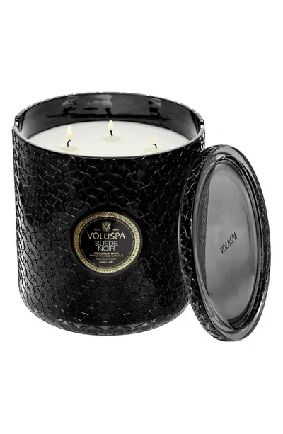 Voluspa Maison Suede Noir 5-wick Hearth Candle