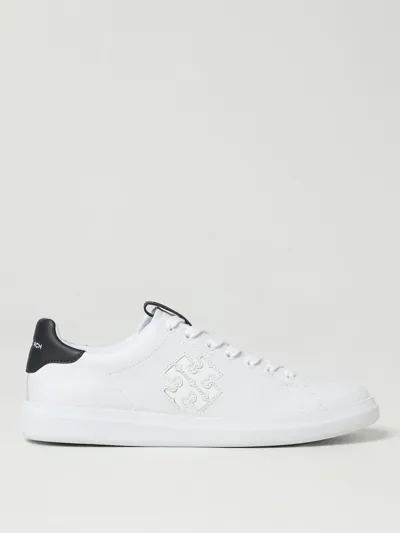 Tory Burch Howell Sneakers In Smooth Leather In Navy