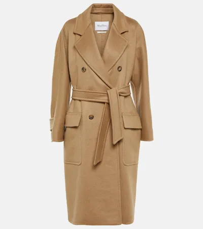 Max Mara Renania Cashmere Wrap Coat In Cammello