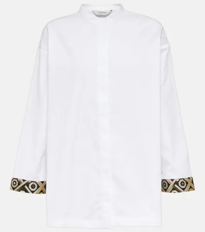 's Max Mara Tenerife Cotton Shirt In White