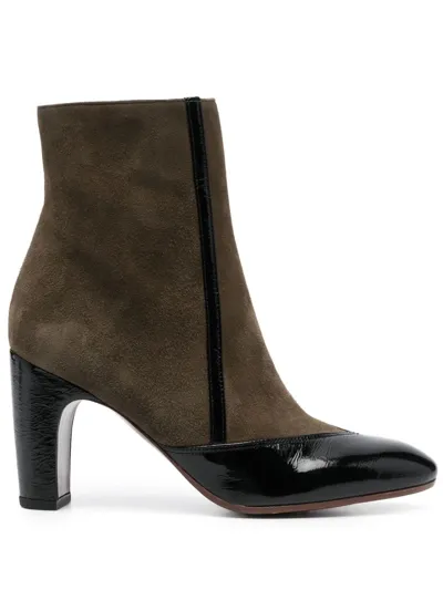 Chie Mihara Ewan 75mm Leather Ankle Boots In Black