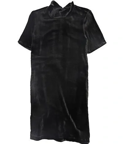 Pre-owned Eileen Fisher Damen Samt Raffhalter Schiftkleid