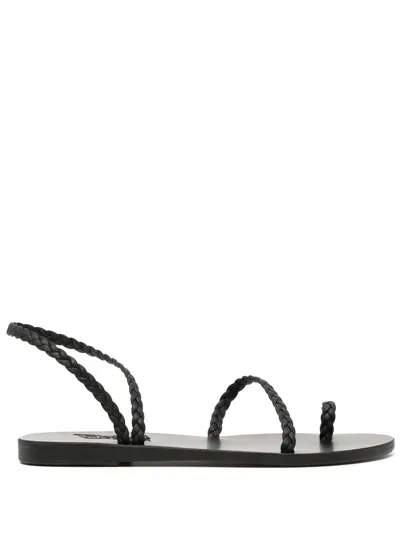 Ancient Greek Sandals Eleftheria Open-toe Sandals In Black