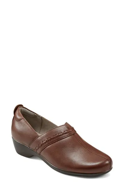 Easy Spirit Dolores Slip-on In Medium Brown Leather