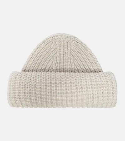 Loro Piana Cashmere Beanie In Beige