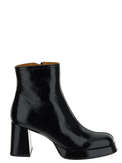 Chie Mihara Katrin Platform Bootie In Black