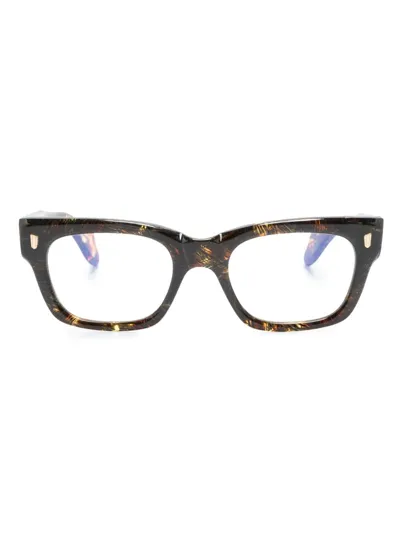 Cutler And Gross 1391 Rectangle-frame Glasses In Multi