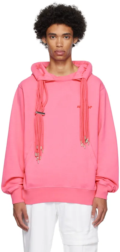 Ambush Pink Multicord Hoodie In Shocking Pink