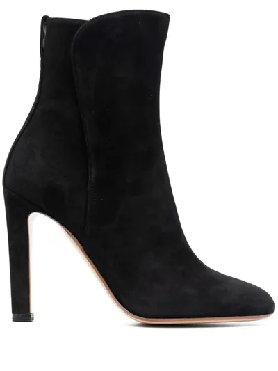 Francesco Russo Ankle Boots In Black