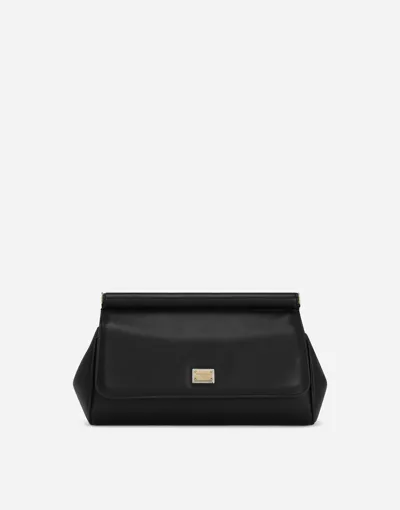 Dolce & Gabbana Sicily Handbag In Black