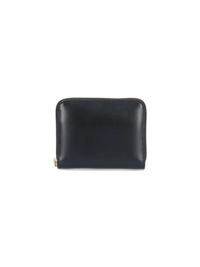 Comme Des Garçons Zip Wallet In Black  