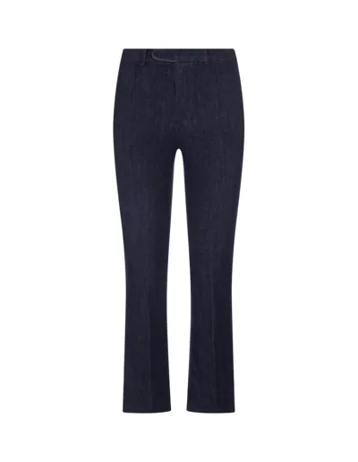 's Max Mara High Waist Cropped Jeans In Blue