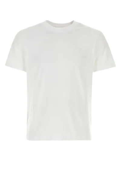 Ami Alexandre Mattiussi Ami De Coeur Organic Cotton T-shirt In White