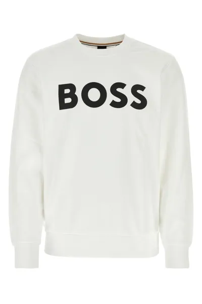 Hugo Boss Felpa-s Nd Boss Male In White