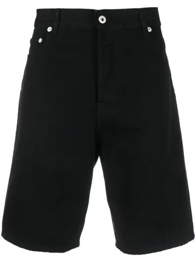 Kenzo Cotton Bermuda Shorts In Midnight Blue