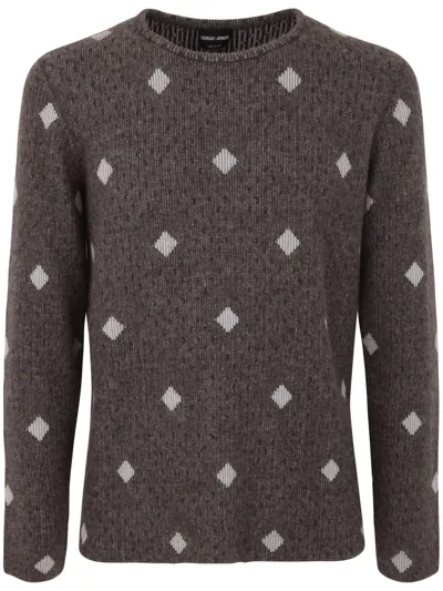 Giorgio Armani Sweater In Grey