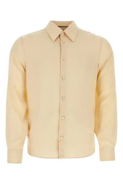 Gucci Camicia-15 Nd  Male In Beige