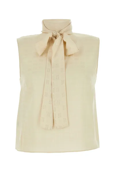 Miu Miu Shirts In White