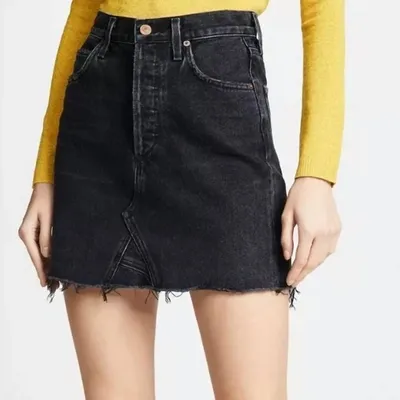 Citizens Of Humanity Beatnik Mini Skirt In Multi