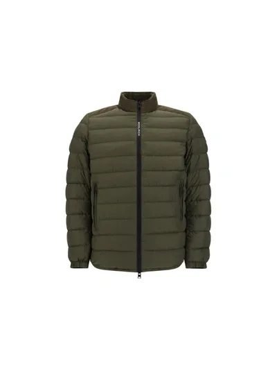 Woolrich Bering Down Jacket In Green