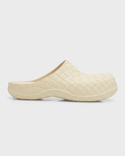 Bottega Veneta Beebee Clog Sandal In Seasalt