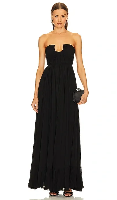 Michael Costello X Revolve Azura Maxi Dress In Black