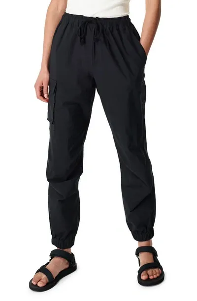 Sweaty Betty Quinn Crop Cargo Pants In Black