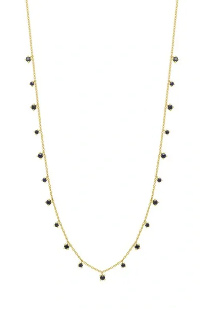 Bony Levy El Mar Station Necklace In 18k Yellow Gold - Sapphire