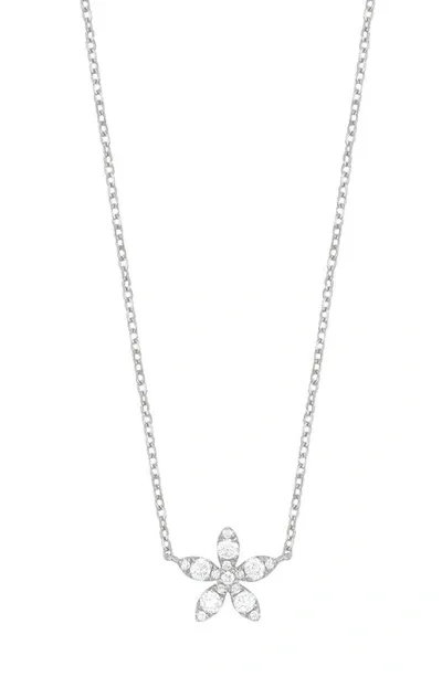 Bony Levy Mika Diamond Flower Pendant Necklace In 18k White Gold