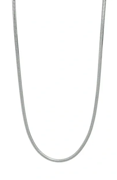 Bony Levy 14k Gold Curved Chain Necklace In 14k White Gold