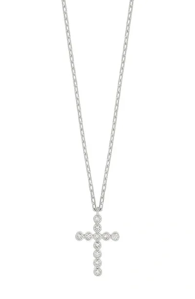 Bony Levy Audrey Diamond Cross Pendant Necklace In 18k White Gold